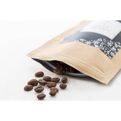 Sachet de grains de café torréfiés personnalisé du costa rica 40 gr fabriqué en Europe