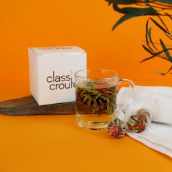Collection publicitaire fleurs de thé en mug Duralex
