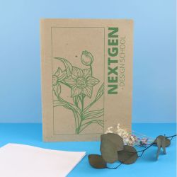 Pochette publicitaire carton recyclée