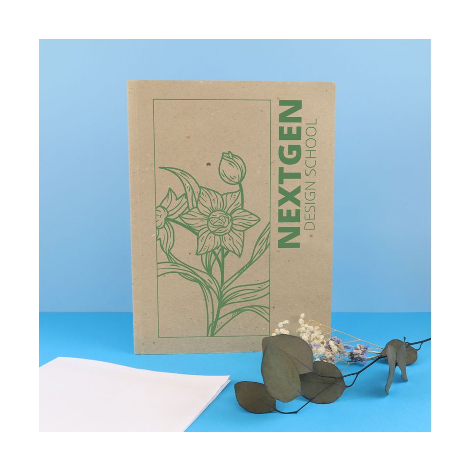 Pochette publicitaire carton recyclée