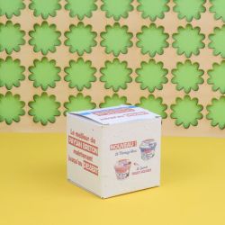 Boite publicitaire ensemencée 60X60X60 mm fabriquée en France