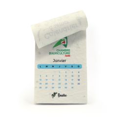 Calendrier publicitaire papier graines 13 pages