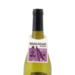 Collerette publicitaire bouteille papier graines