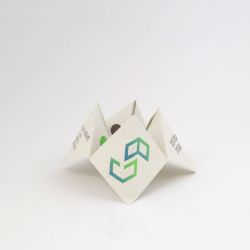 Cocotte publicitaire en papier graines fabriquée en France