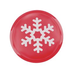 Chaufferette réutilisable personnalisable forme de flocon de neige Express