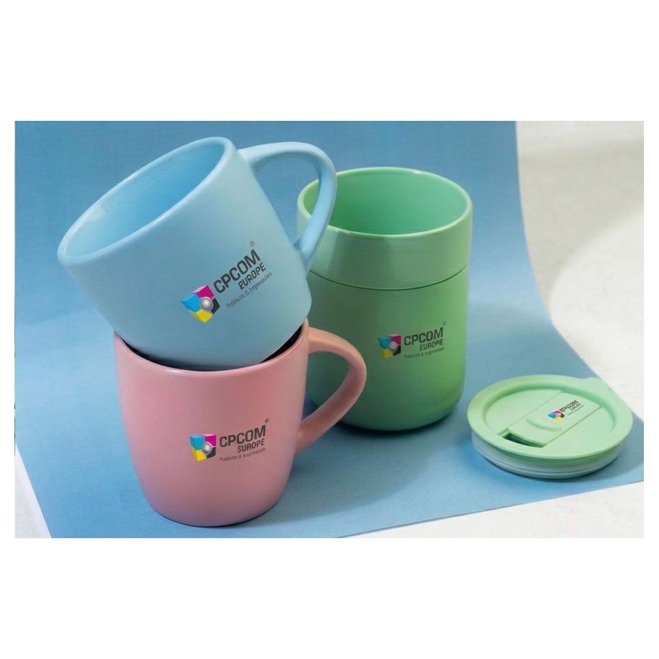 Mug personnalisable mat 280 ml en céramique