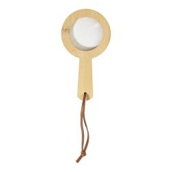 Loupe en bambou personnalisée avec grossissement x 3