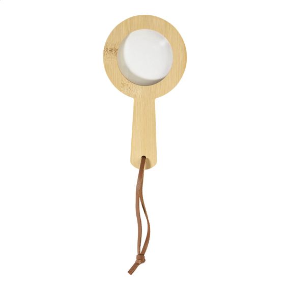 Loupe en bambou personnalisée avec grossissement x 3