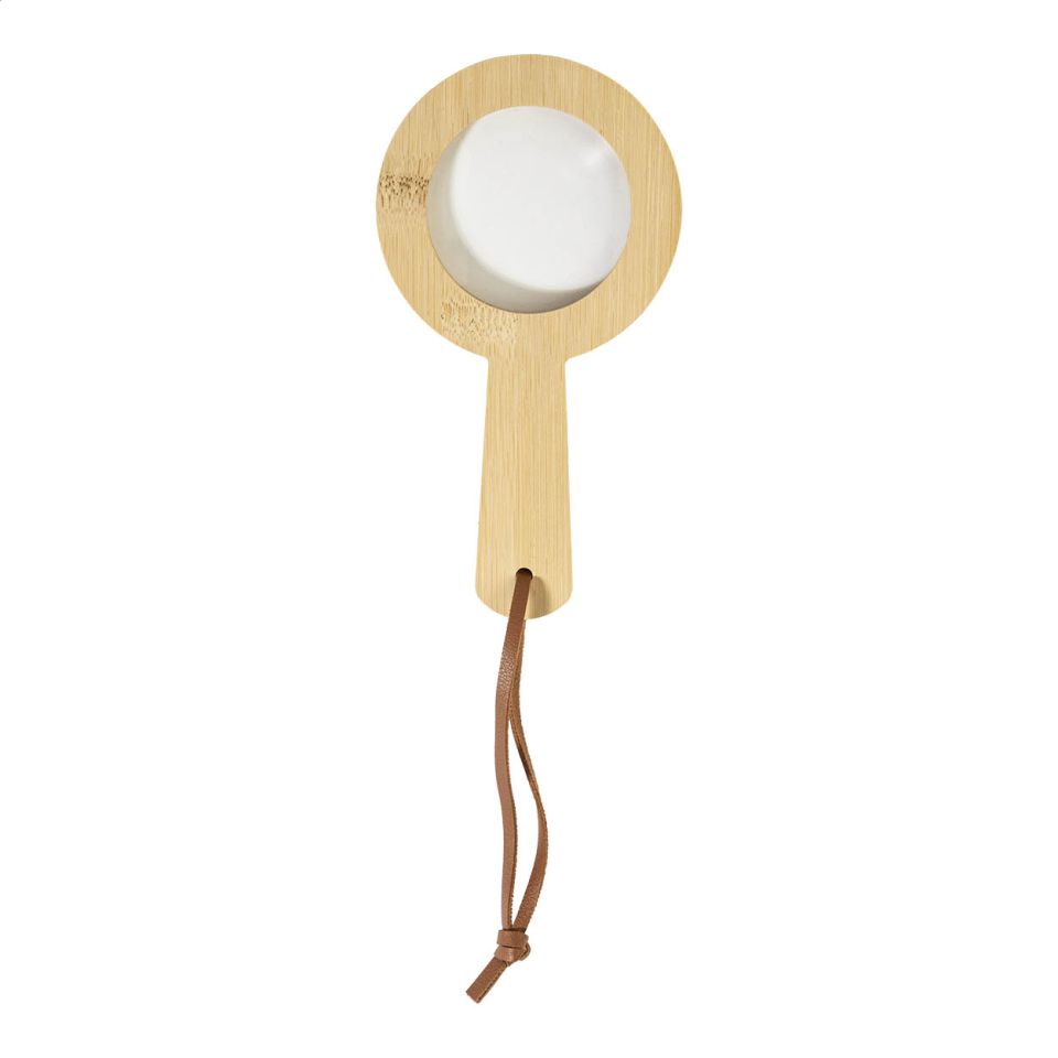 Loupe en bambou personnalisée avec grossissement x 3