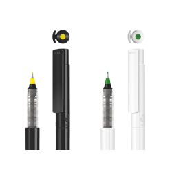 Stylo feutre personnalisé pointe fine en RPET recyclé UMA fabriqué en Europe