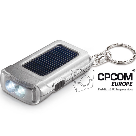 Lampe solaire personnalisable porte-clefs Ringal