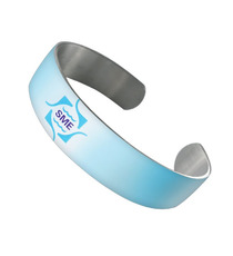 Bracelet Jonc publicitaire quadri