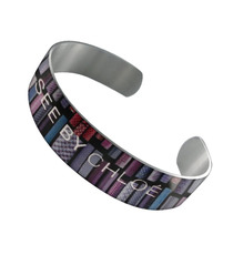 Bracelet Jonc publicitaire quadri