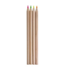 Set surligneur fluo en bois publicitaire 176 mm