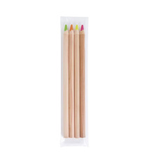 Set surligneur fluo en bois publicitaire 176 mm