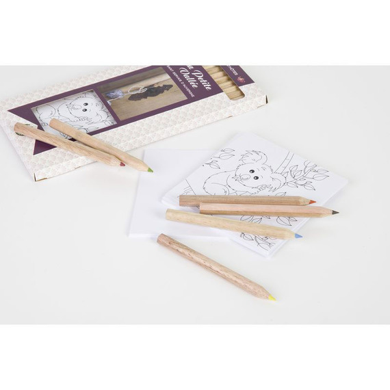 Kit de coloriage personnalisable 12 crayons de couleurs