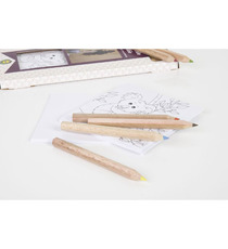 Kit de coloriage personnalisable 12 crayons de couleurs