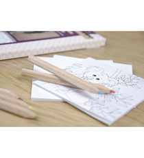 Kit de coloriage personnalisable 12 crayons de couleurs