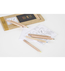 Kit de coloriage personnalisable 12 crayons de couleurs