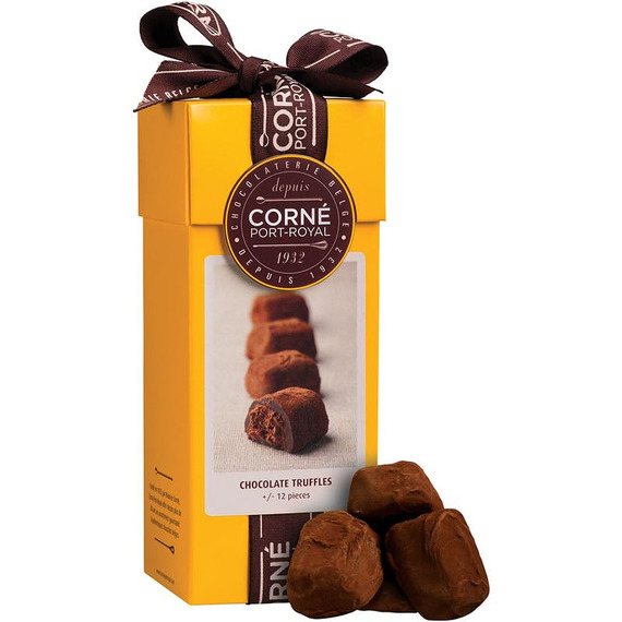 Etui de chocolat publicitaire garnie Truffes au chocolat