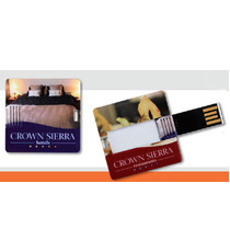 Clé USB publicitaire express SQUARE CARD