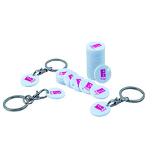 Porte clés jeton caddie key-ring