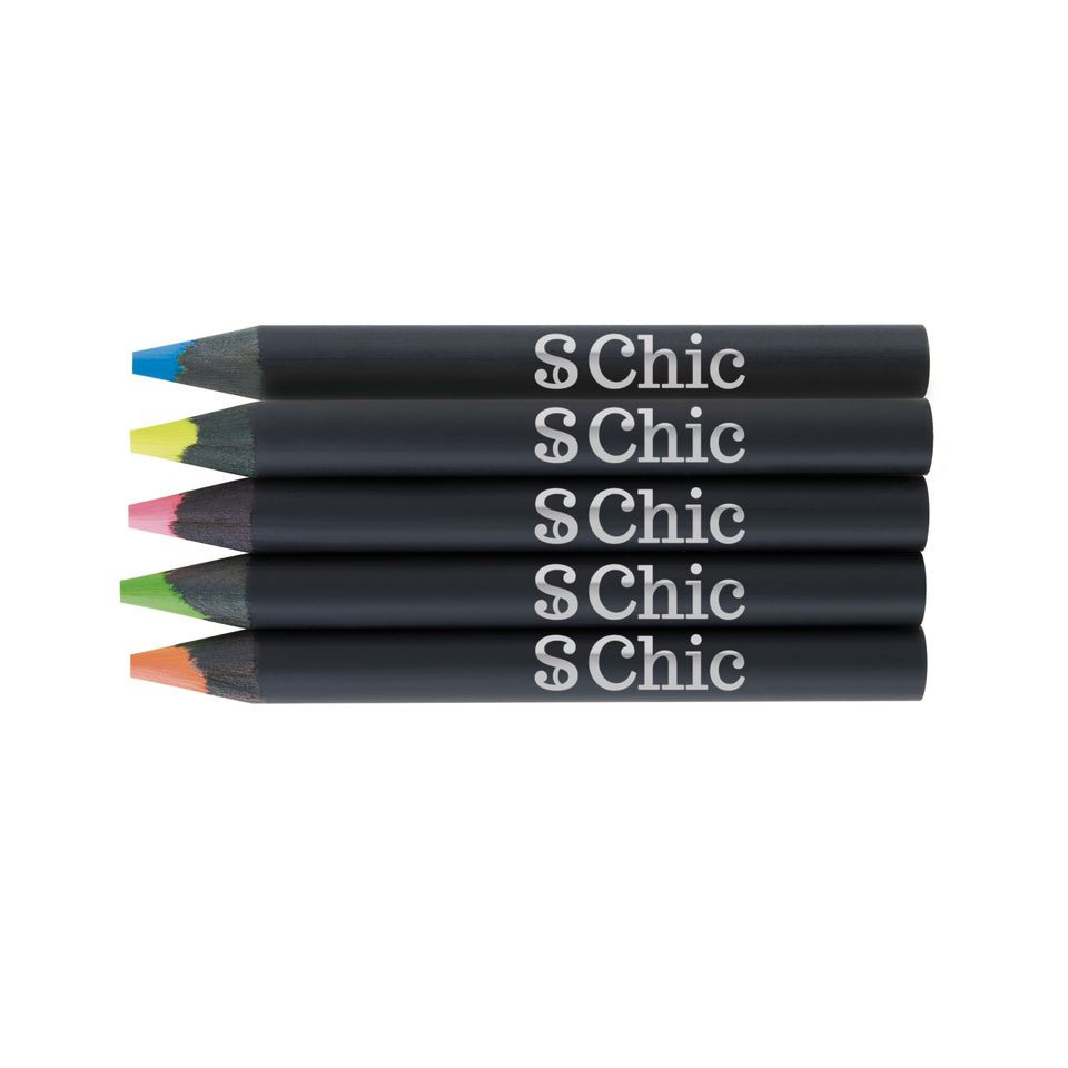 Surligneur publicitaire bois 8.7 cm Black