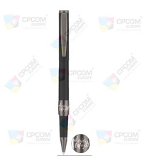 Parure publicitaire stylo bille et roller Black Line