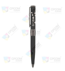 Parure publicitaire stylo bille et roller Black Line