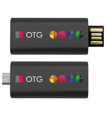 Clé USB 2 embouts personnalisée connecteur micro USB
