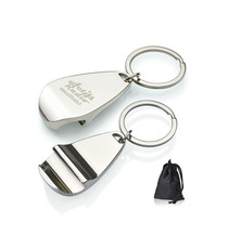Porte-clefs publicitaire express Ouvre bouteille