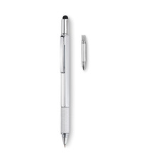 Stylo publicitaire express à niveau avec règle et stylet Toolpen