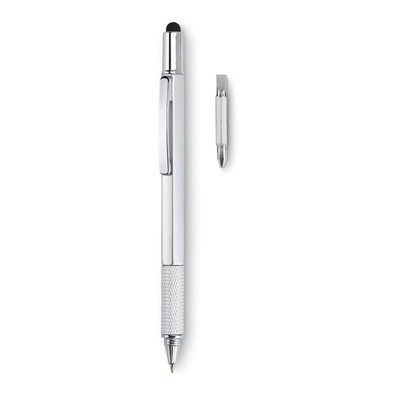 Stylo publicitaire express à niveau avec règle et stylet Toolpen