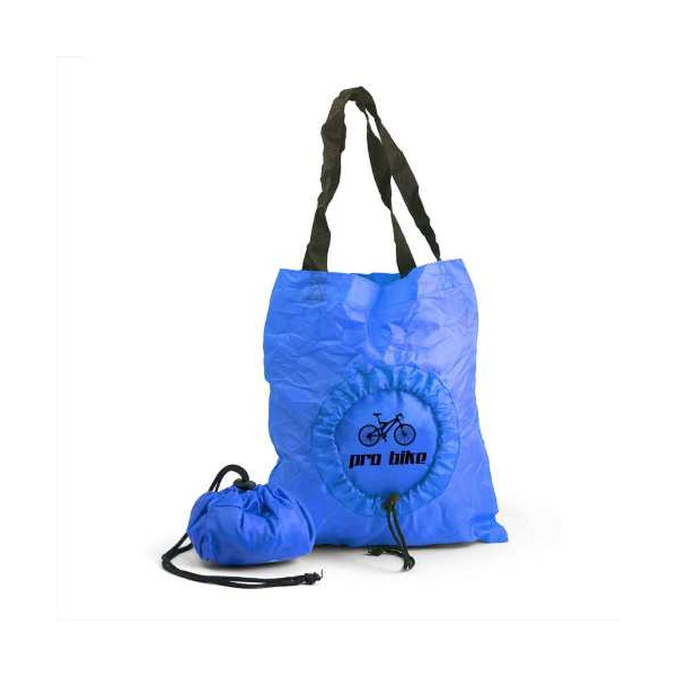 Sac shopping publicitaire polyester pliable