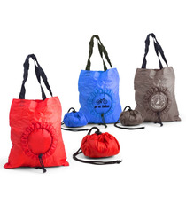 Sac shopping publicitaire polyester pliable