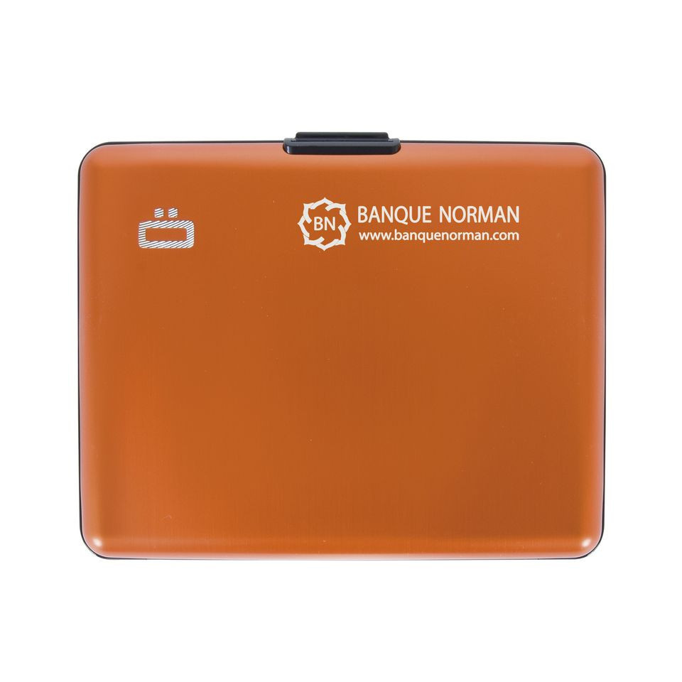 Portefeuille anti RFID OGON publicitaire aluminium OGON Big