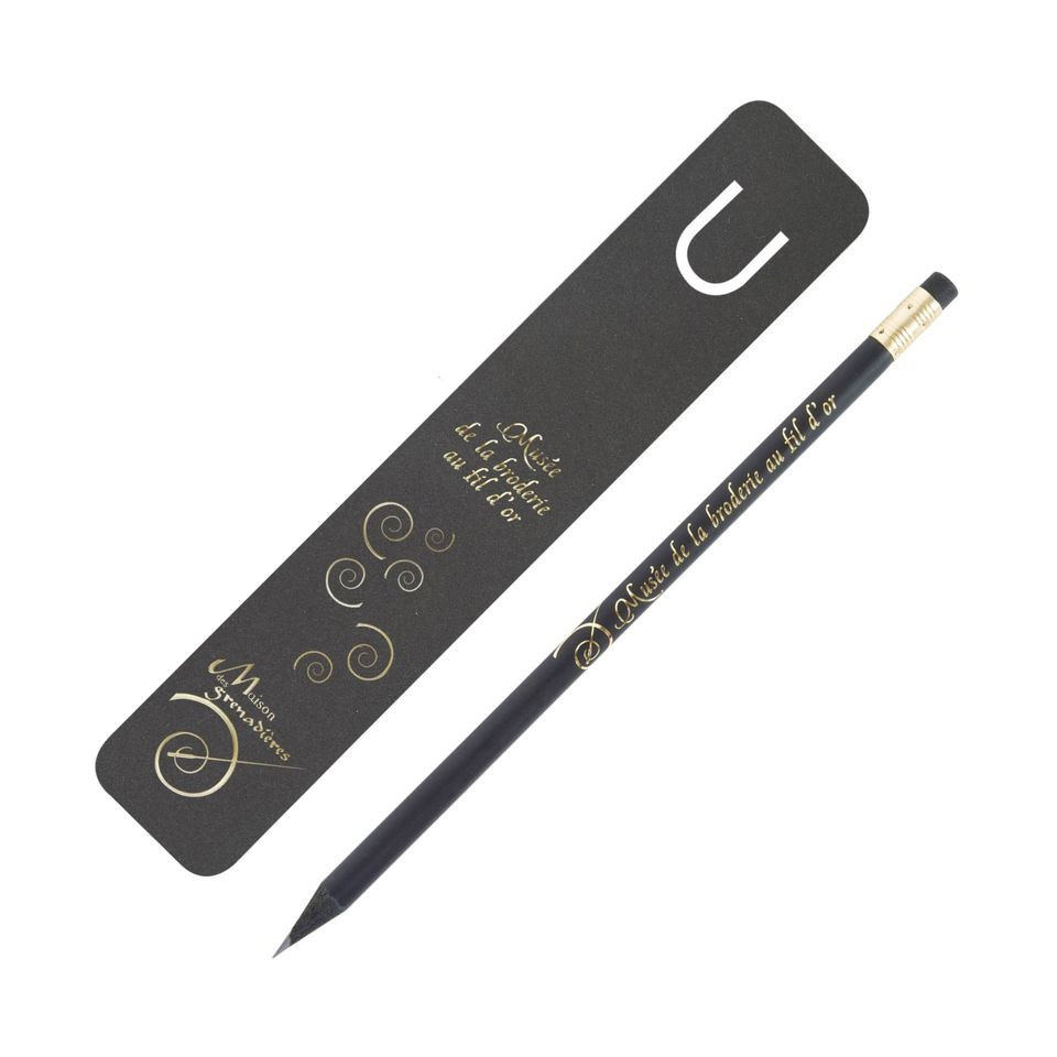 Kit marque-page publicitaire black vernis noir