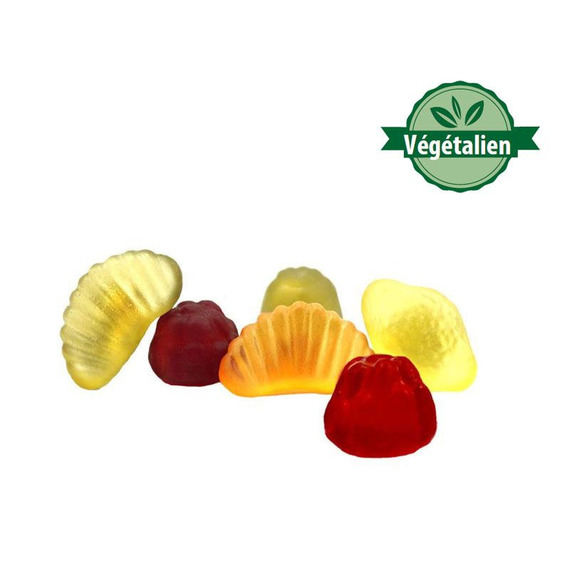 Bonbon mini fruits bio végétalien publicitaire