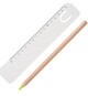 Kit de bureau personnalisable crayon bois fluo