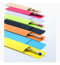 Etui en papier pour 1 ou 2 crayons publicitaires