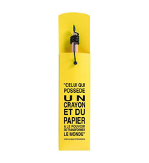 Etui en papier pour 1 ou 2 crayons publicitaires