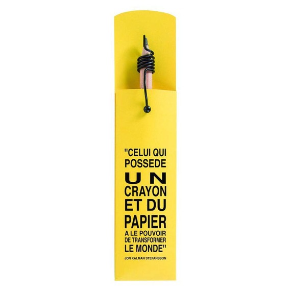 Etui en papier pour 1 ou 2 crayons publicitaires