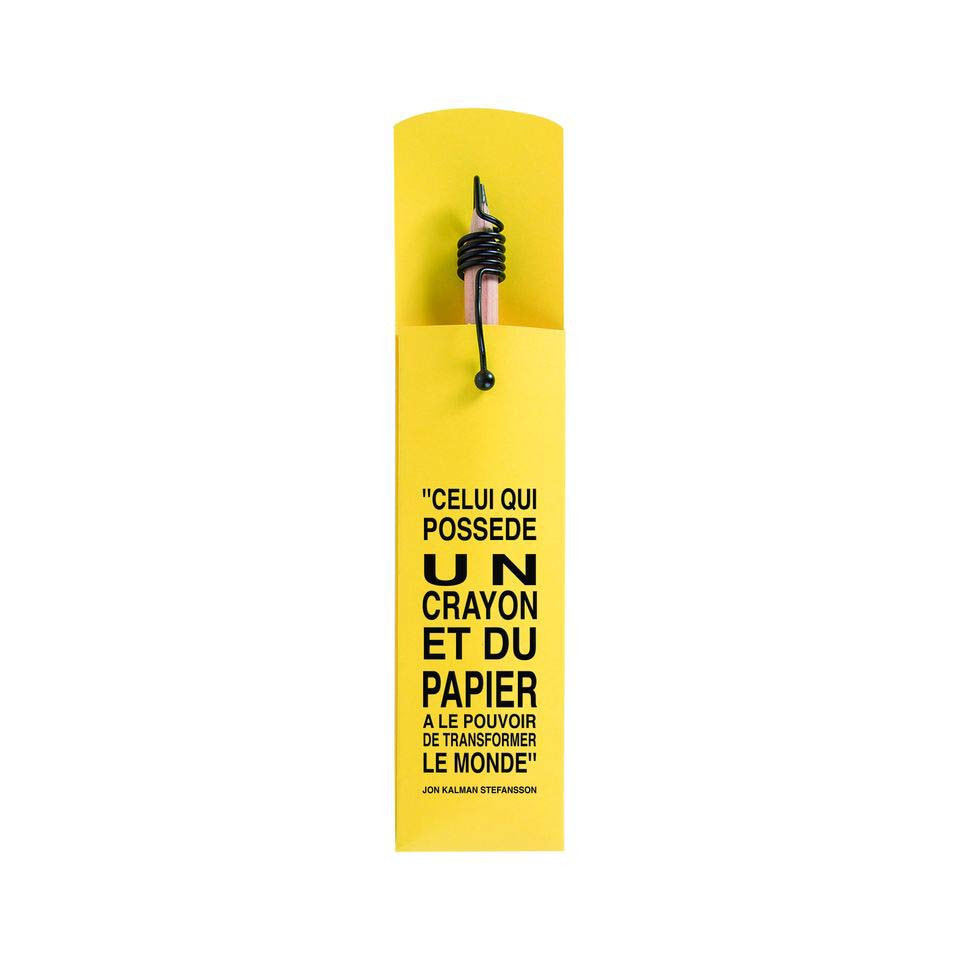 Etui en papier pour 1 ou 2 crayons publicitaires