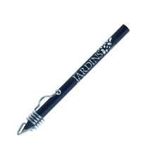 Crayon de papier personnalisable clip métal vernis noir