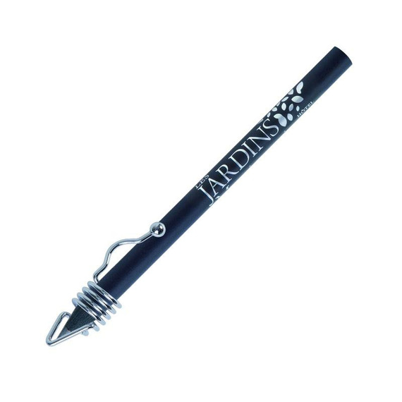 Crayon de papier personnalisable clip métal vernis noir