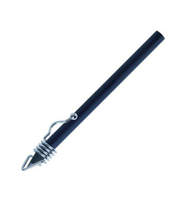 Crayon de papier personnalisable clip métal vernis noir