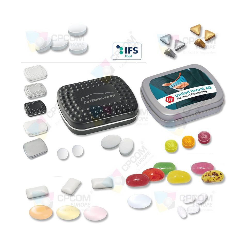 Boîte à bonbons personnalisées Techno