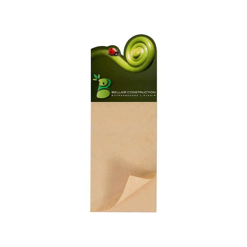 Magnets personnalisés blocs-notes sur mesure écologique