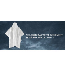 Poncho personnalisation directe