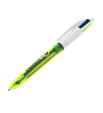 Stylo BIC® 4 Colours publicitaire Fluo